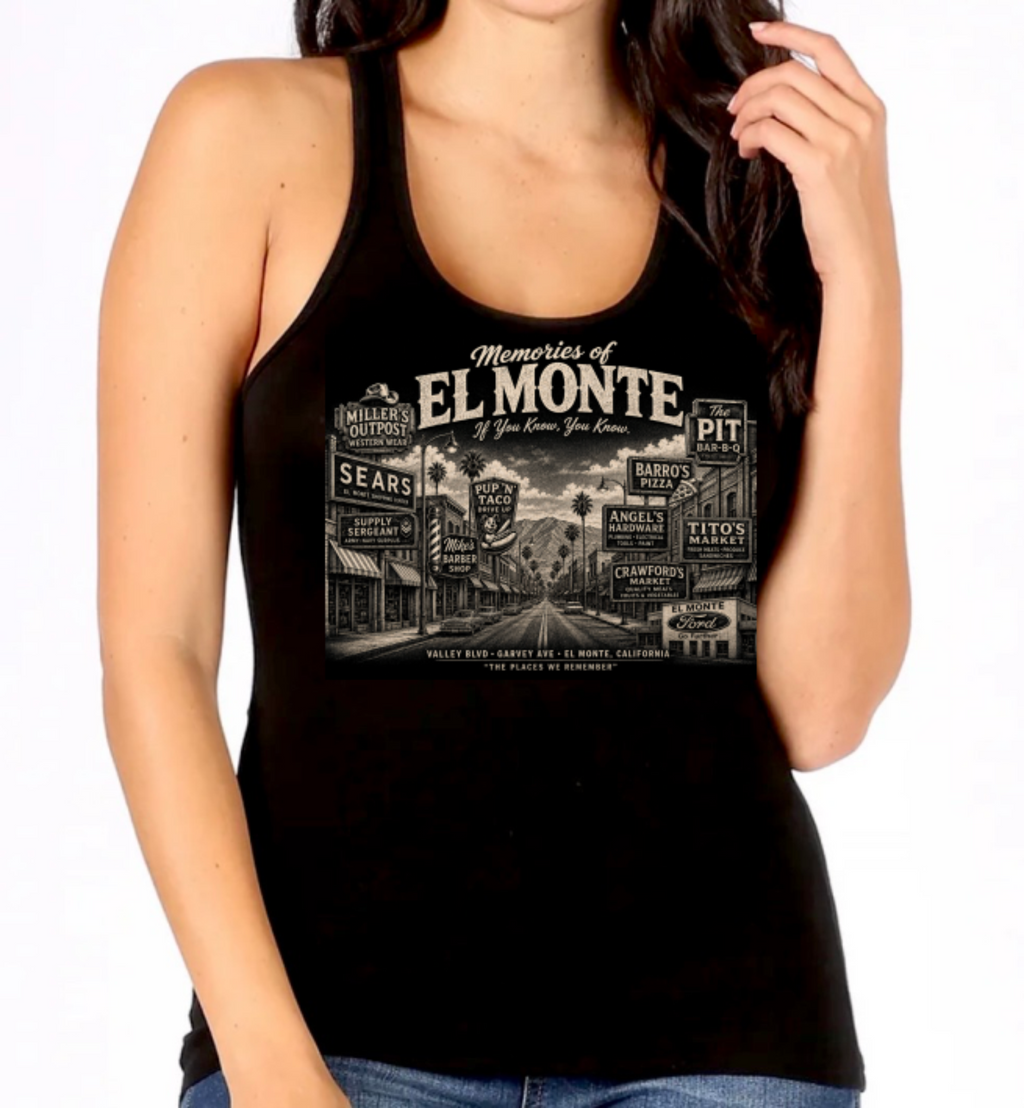Memories of El Monte Racerback Tank Top