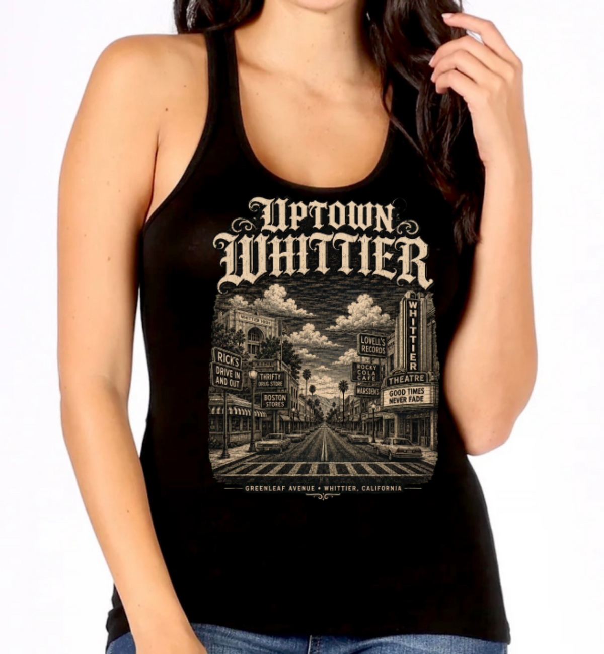 Uptown Whittier Racerback Tank top